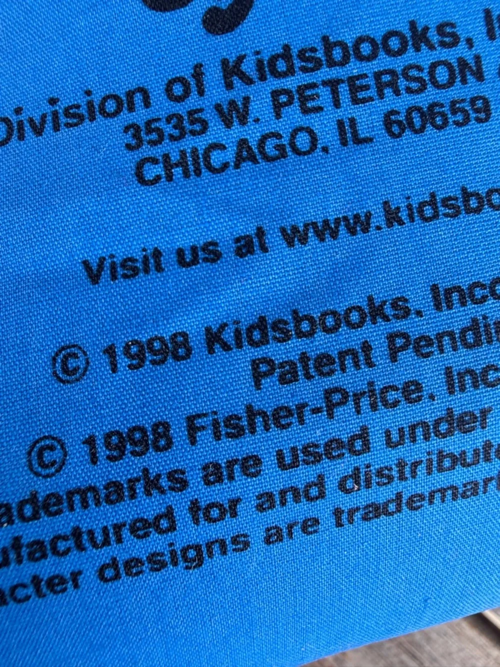 VTG Fisher-Price Little People Soft Play Interactive Cloth Book w/ Case 90s GUC